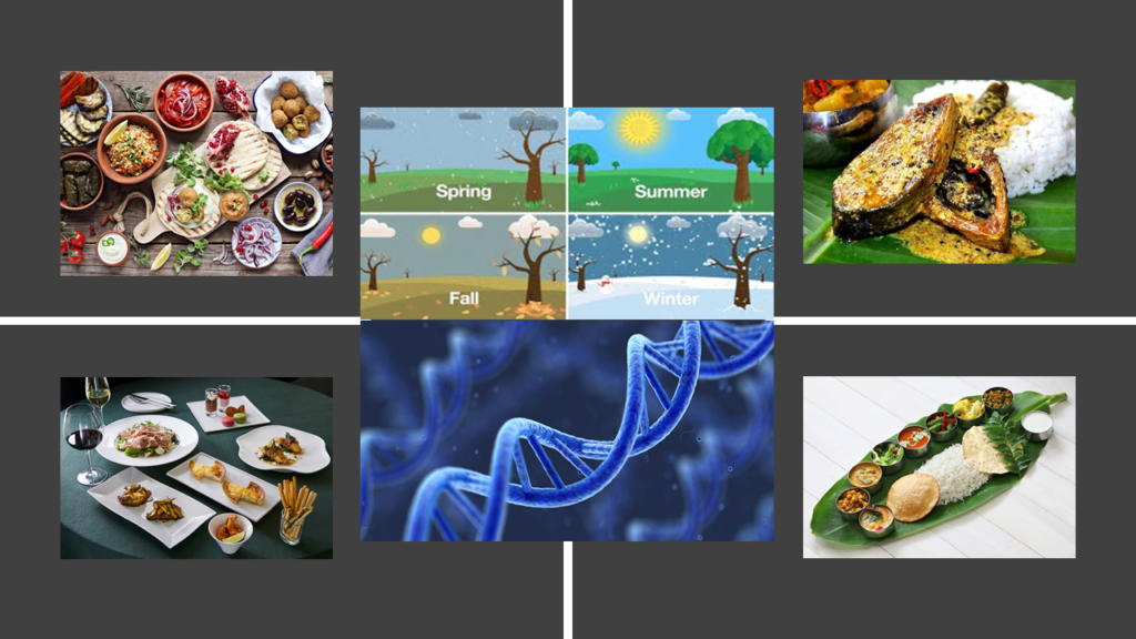 Genetics and Seasons of Food