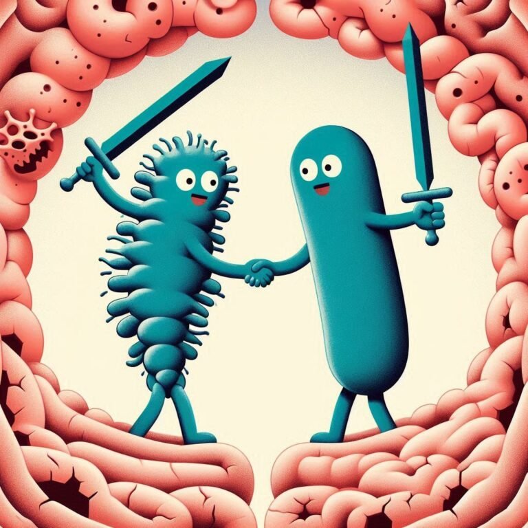 Giardia manipulates E. coli