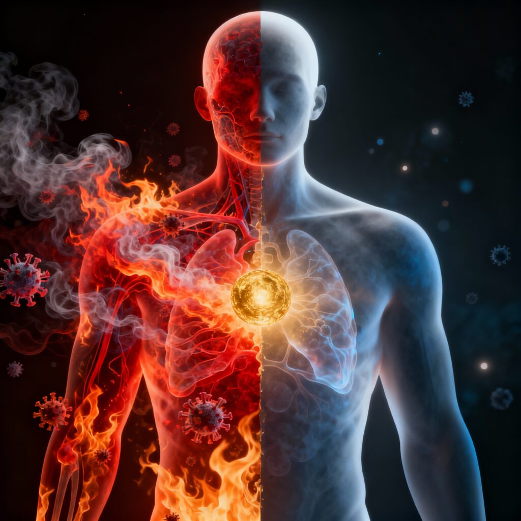 Immune resilience vs dysregulation 