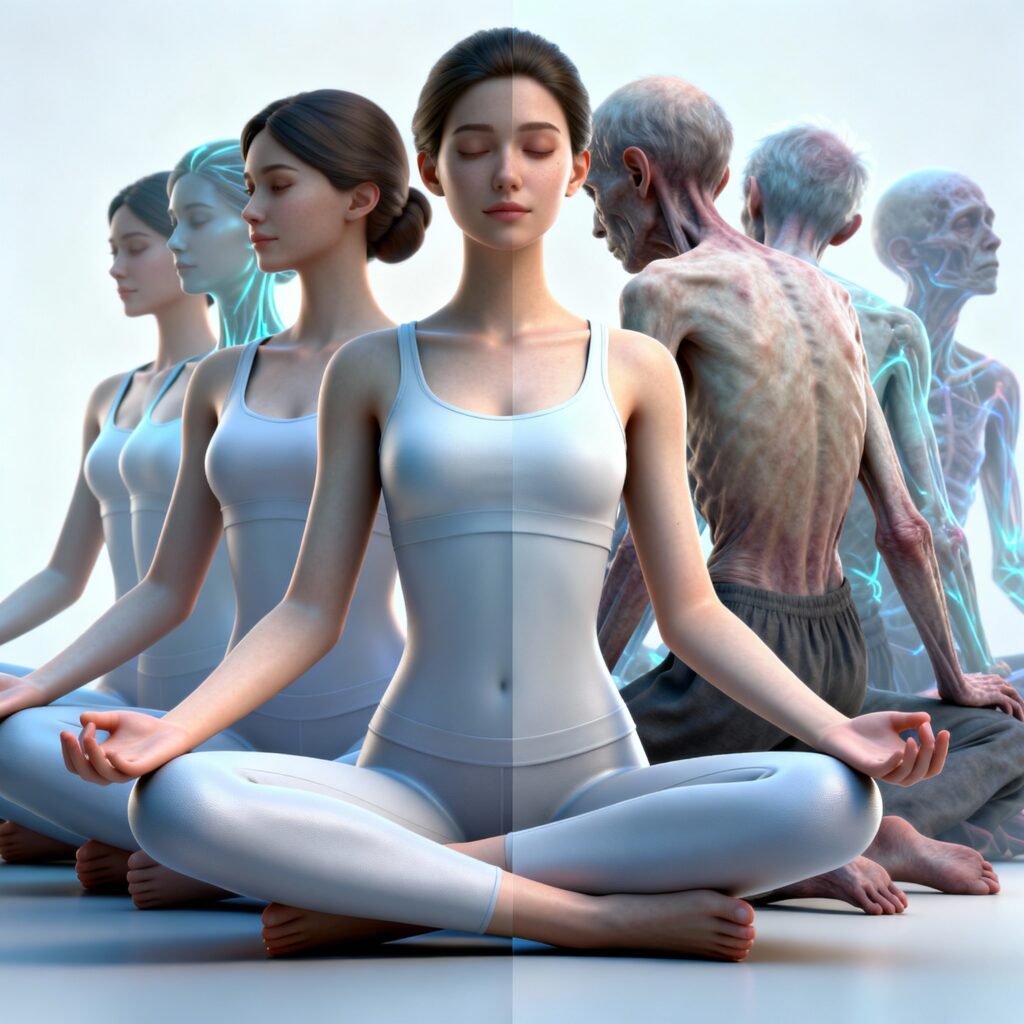 healthy old vs sick young 